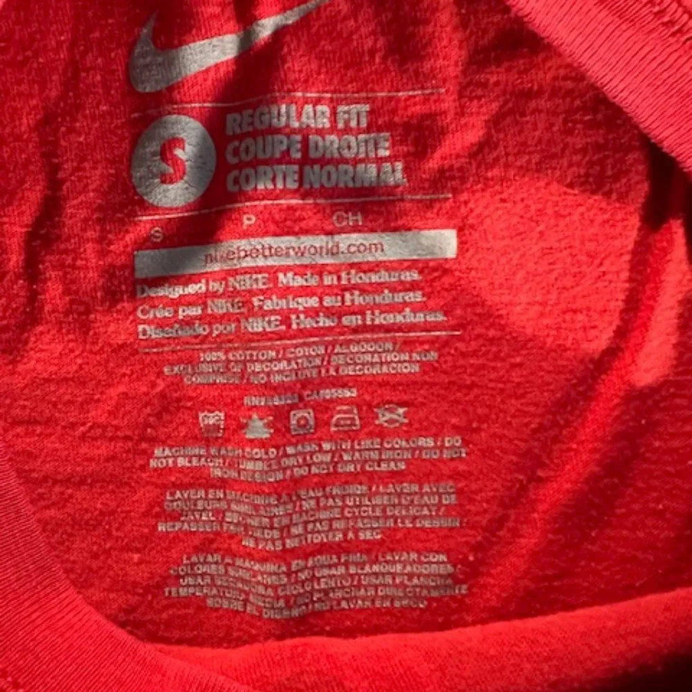 Nike red shirt